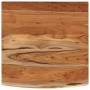 Square bathroom countertop solid acacia wood 60x60x2.5 cm by , Countertops - Ref: Foro24-370258, Price: 56,99 €, Discount: %