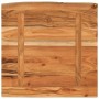 Square bathroom countertop solid acacia wood 60x60x2.5 cm by , Countertops - Ref: Foro24-370258, Price: 56,99 €, Discount: %