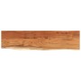 Rechteckiges Wandregal aus Akazienholz mit lebender Kante, 80 x 20 x 2,5 cm von , Regale und Regale - Ref: Foro24-370226, Pre...