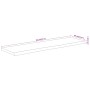 Rectangular wall shelf acacia wood live edge 90x30x2.5 cm by , Shelves and shelves - Ref: Foro24-370239, Price: 43,26 €, Disc...