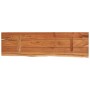 Rechteckiges Wandregal aus Akazienholz mit lebender Kante, 60 x 20 x 3,8 cm von , Regale und Regale - Ref: Foro24-370272, Pre...