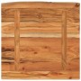 Square board solid acacia wood live edge 80x80x3.8 cm by , Desk accessories and products - Ref: Foro24-370314, Price: 133,99 ...