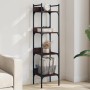 Bookcase with 4 oak brown wood shelves 35x30x138.5 cm by , Bookcases and shelves - Ref: Foro24-838852, Price: 46,16 €, Discou...