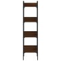 Bookcase with 4 oak brown wood shelves 35x30x138.5 cm by , Bookcases and shelves - Ref: Foro24-838852, Price: 46,16 €, Discou...