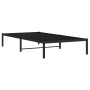 Estructura de cama de metal negro 107x203 cm de , Camas y somieres - Ref: Foro24-373651, Precio: 63,73 €, Descuento: %