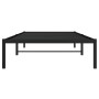 Black metal bed frame 107x203 cm by , Beds and slatted bases - Ref: Foro24-373651, Price: 63,73 €, Discount: %