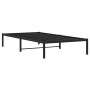 Estructura de cama de metal negro 107x203 cm de , Camas y somieres - Ref: Foro24-373651, Precio: 63,73 €, Descuento: %