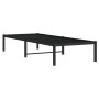 Estructura de cama metal negro 75x190 cm de , Camas y somieres - Ref: Foro24-373645, Precio: 73,33 €, Descuento: %