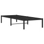 Estructura de cama metal negro 75x190 cm de , Camas y somieres - Ref: Foro24-373645, Precio: 73,33 €, Descuento: %