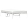 Bettgestell aus weißem Metall, 120 x 190 cm von , Betten und Lattenroste - Ref: Foro24-373670, Preis: 72,99 €, Rabatt: %