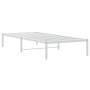 Bettgestell aus weißem Metall, 90 x 200 cm von , Betten und Lattenroste - Ref: Foro24-373666, Preis: 54,98 €, Rabatt: %