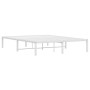 Estructura de cama de metal blanca 135x190 cm de , Camas y somieres - Ref: Foro24-373672, Precio: 81,99 €, Descuento: %