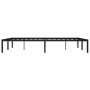 Black metal bed frame 160x200 cm by , Beds and slatted bases - Ref: Foro24-373658, Price: 106,76 €, Discount: %