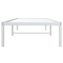 White metal bed frame 80x200 cm by , Beds and slatted bases - Ref: Foro24-373664, Price: 72,21 €, Discount: %