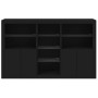 Sideboard with LED lights black 162x37x100 cm by , Sideboards - Ref: Foro24-3209171, Price: 245,00 €, Discount: %