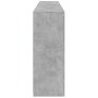 Concrete gray sideboard with LED lights 202x37x100 cm by , Sideboards - Ref: Foro24-3209159, Price: 281,87 €, Discount: %