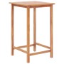 Solid oak garden bar table and chairs set 3 pieces by vidaXL, Garden sets - Ref: Foro24-44671, Price: 394,99 €, Discount: %