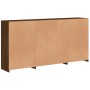 Sideboard mit LED-Leuchten, braune Eiche, 202 x 37 x 100 cm von , Sideboards - Ref: Foro24-3209190, Preis: 268,52 €, Rabatt: %