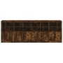 Sideboard with LED lights smoked oak 283x37x100 cm by , Sideboards - Ref: Foro24-3209167, Price: 429,99 €, Discount: %