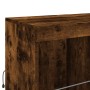 Sideboard with LED lights smoked oak 283x37x100 cm by , Sideboards - Ref: Foro24-3209167, Price: 429,99 €, Discount: %