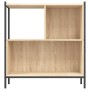 Sonoma oak engineered wood shelf 72x28x77.5 cm by , Bookcases and shelves - Ref: Foro24-838879, Price: 52,99 €, Discount: %