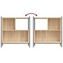 Estantería madera de ingeniería roble Sonoma 72x28x77,5 cm de , Librerías y estanterías - Ref: Foro24-838879, Precio: 52,47 €...