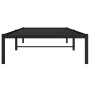 Black metal bed frame 90x200 cm by , Beds and slatted bases - Ref: Foro24-373648, Price: 82,99 €, Discount: %