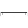 Black metal bed frame 90x200 cm by , Beds and slatted bases - Ref: Foro24-373648, Price: 82,99 €, Discount: %