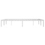 Estructura de cama de metal blanca 140x200 cm de , Camas y somieres - Ref: Foro24-373674, Precio: 82,27 €, Descuento: %