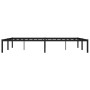 Black metal bed frame 150x200 cm by , Beds and slatted bases - Ref: Foro24-373657, Price: 92,99 €, Discount: %