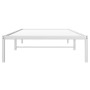 Bettgestell aus weißem Metall, 107 x 203 cm von , Betten und Lattenroste - Ref: Foro24-373669, Preis: 59,70 €, Rabatt: %