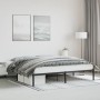 Estructura de cama de metal negro 200x200 cm de , Camas y somieres - Ref: Foro24-373662, Precio: 101,75 €, Descuento: %