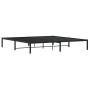 Estructura de cama de metal negro 200x200 cm de , Camas y somieres - Ref: Foro24-373662, Precio: 101,75 €, Descuento: %