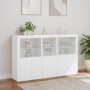 Sideboard mit weißen LED-Leuchten 162x37x100 cm von , Sideboards - Ref: Foro24-3209142, Preis: 256,48 €, Rabatt: %