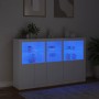 Sideboard with white LED lights 162x37x100 cm by , Sideboards - Ref: Foro24-3209142, Price: 256,48 €, Discount: %