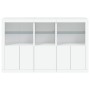 Sideboard with white LED lights 162x37x100 cm by , Sideboards - Ref: Foro24-3209142, Price: 256,48 €, Discount: %