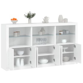 Sideboard mit weißen LED-Leuchten 181,5x37x100 cm von , Sideboards - Ref: Foro24-3209149, Preis: 276,59 €, Rabatt: %