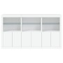 Sideboard with white LED lights 181.5x37x100 cm by , Sideboards - Ref: Foro24-3209149, Price: 265,87 €, Discount: %