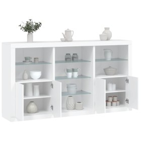 Sideboard mit weißen LED-Leuchten 181,5x37x100 cm von , Sideboards - Ref: Foro24-3209177, Preis: 248,53 €, Rabatt: %