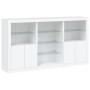 Aparador con luces LED blanco 181,5x37x100 cm de , Aparadores - Ref: Foro24-3209177, Precio: 237,56 €, Descuento: %