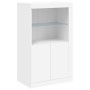 Sideboard with white LED lights 181.5x37x100 cm by , Sideboards - Ref: Foro24-3209177, Price: 248,53 €, Discount: %