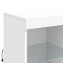 Sideboard mit weißen LED-Leuchten 202x37x100 cm von , Sideboards - Ref: Foro24-3209156, Preis: 290,04 €, Rabatt: %