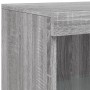 Sideboard with LED lights Sonoma gray 181.5x37x100 cm by , Sideboards - Ref: Foro24-3209154, Price: 259,81 €, Discount: %