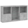 Concrete gray sideboard with LED lights 181.5x37x100 cm by , Sideboards - Ref: Foro24-3209180, Price: 229,79 €, Discount: %