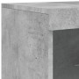 Concrete gray sideboard with LED lights 181.5x37x100 cm by , Sideboards - Ref: Foro24-3209180, Price: 229,79 €, Discount: %