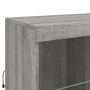 Sideboard with LED lights Sonoma gray 202x37x100 cm by , Sideboards - Ref: Foro24-3209161, Price: 293,38 €, Discount: %