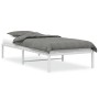 Estructura de cama de metal blanca 90x190 cm de , Camas y somieres - Ref: Foro24-373665, Precio: 55,99 €, Descuento: %