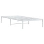 Bettgestell aus weißem Metall, 90 x 190 cm von , Betten und Lattenroste - Ref: Foro24-373665, Preis: 55,99 €, Rabatt: %