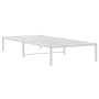 Bettgestell aus weißem Metall, 90 x 190 cm von , Betten und Lattenroste - Ref: Foro24-373665, Preis: 55,99 €, Rabatt: %