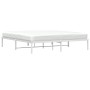 Estructura de cama de metal blanco 183x213 cm de , Camas y somieres - Ref: Foro24-373678, Precio: 88,27 €, Descuento: %